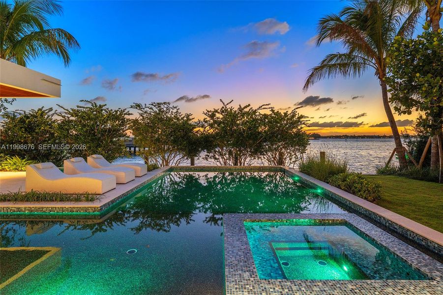 Exterior details and patio area of a home in , Bay Harbor Islands (Image 25).