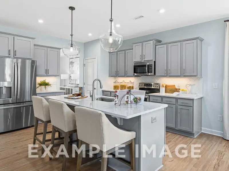 Furnished interior view inside a new home in Retreat at North Main, Lillington (Image 4).