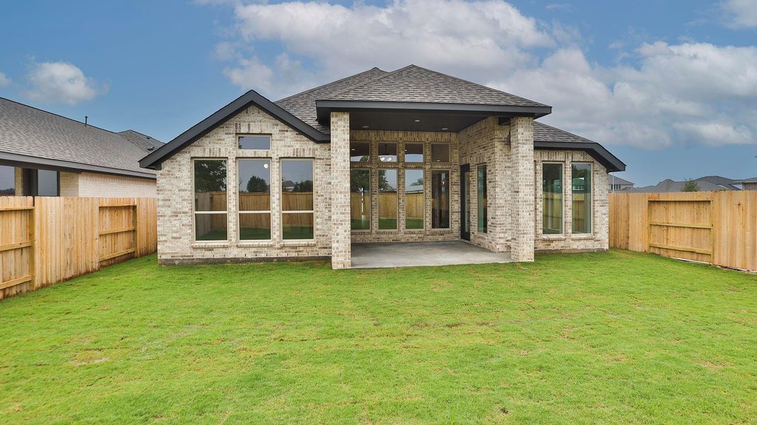 Exterior details and patio area of a home in Everly, Hockley (Image 2). Exterior details and patio area of a home in Everly, Hockley (Image 2).