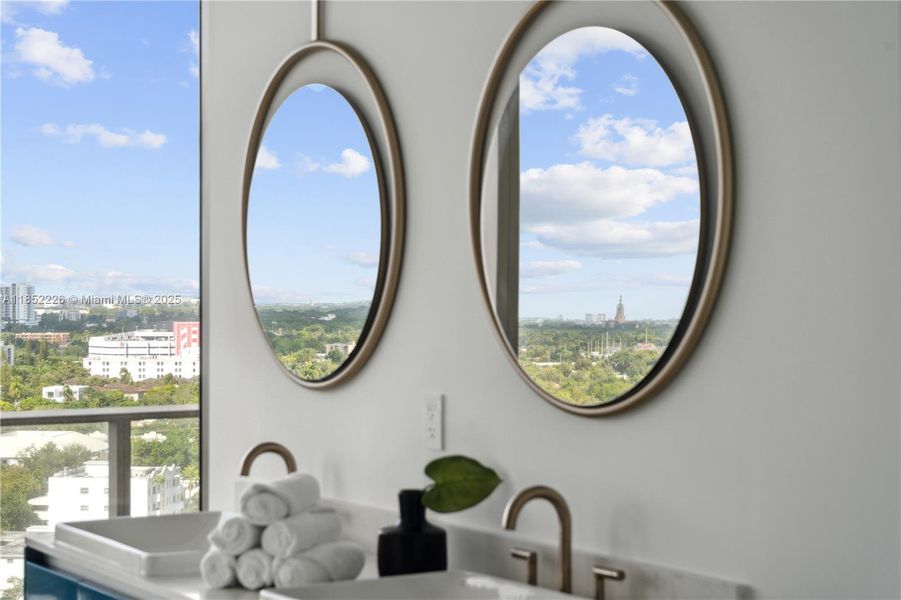 Furnished interior view inside a new home in , Miami (Image 7).