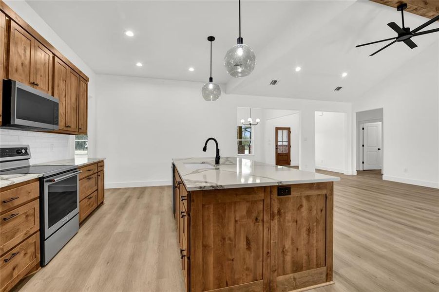 Furnished interior view inside a new home in , Millsap (Image 8).
