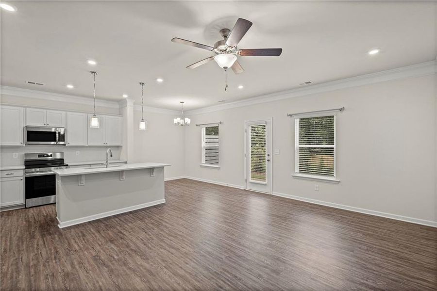 Spacious, unfurnished interior of a new home in , Powder Springs (Image 29).