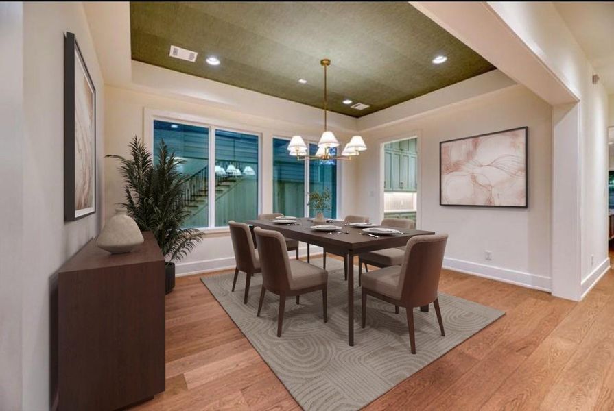 Furnished interior view inside a new home in , Houston (Image 5).