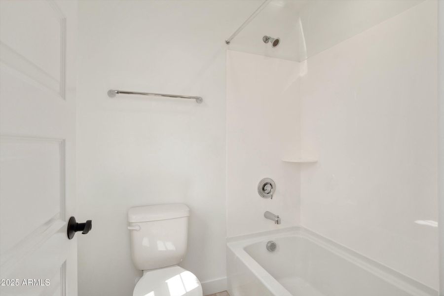 Bathroom 2 - Tub/Shower & Toilet Bathroom 2 - Tub/Shower & Toilet