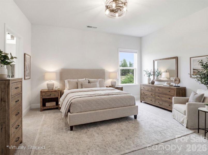 VIRTUALLY STAGED Bedroom 3