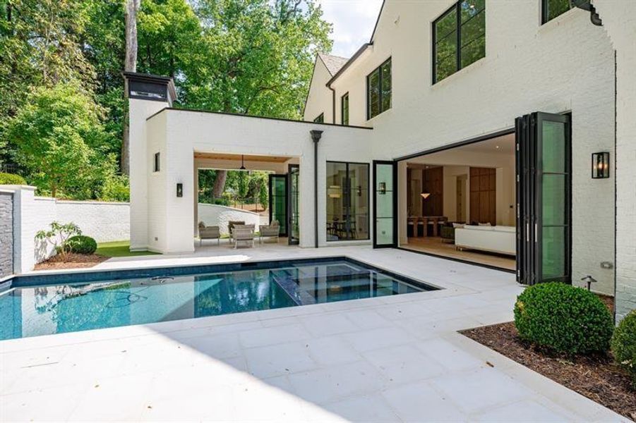 Exterior details and patio area of a home in , Atlanta (Image 58). Exterior details and patio area of a home in , Atlanta (Image 58).