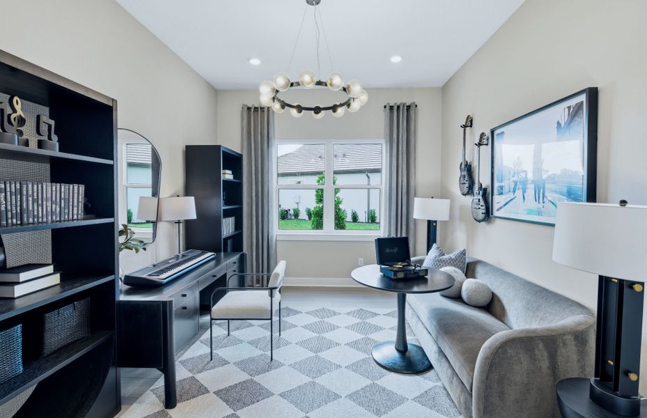 Representative furnished interior of a home built from the Renown by Del Webb in Del Webb Explore North River Ranch, Parrish (Image 17).