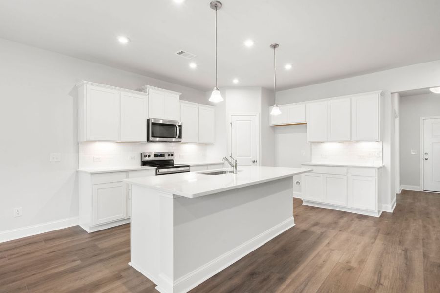 Furnished interior view inside a new home in Waterways, Richmond Hill (Image 5).