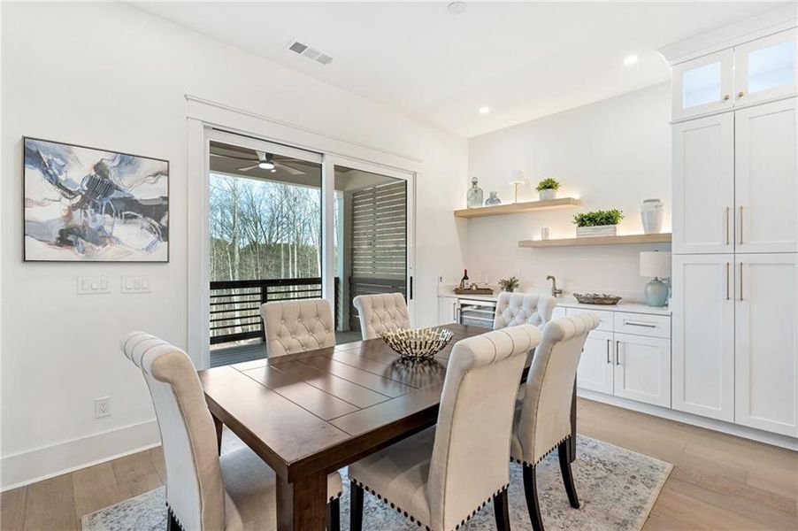 Furnished interior view inside a new home in , Cumming (Image 19).