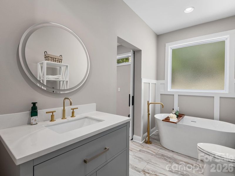 Furnished interior view inside a new home in , Hendersonville (Image 35).