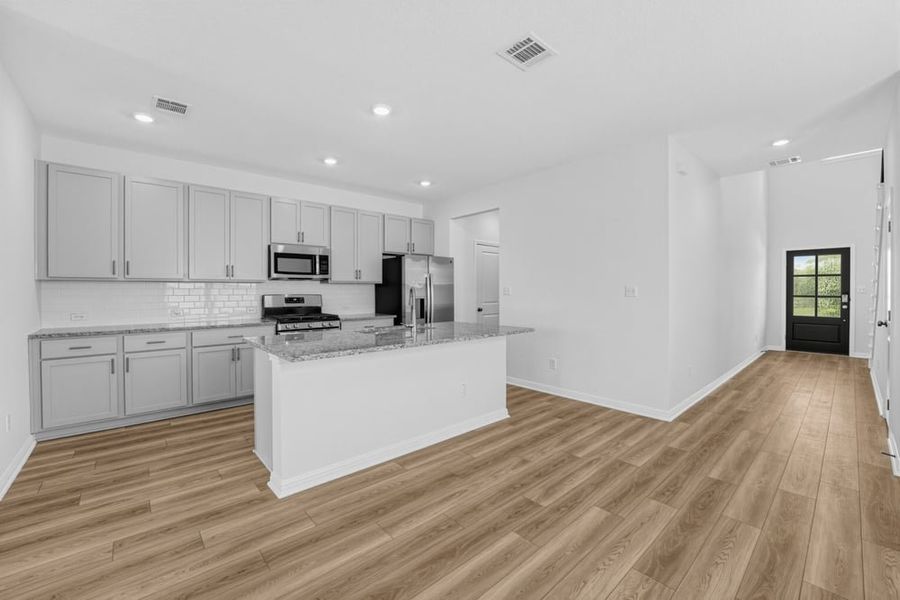 Furnished interior view inside a new home in Sunfield, Buda (Image 4).