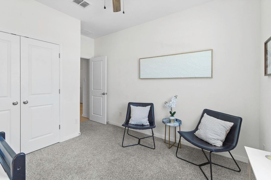 Furnished interior view inside a new home in Brooks Ranch, Kyle (Image 13).