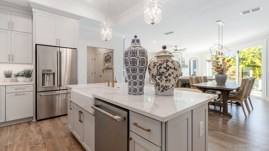 Representative furnished interior of a home built from the Promenade by Epcon Communities in The Courtyards at Bailey Farms, Dacula (Image 38).