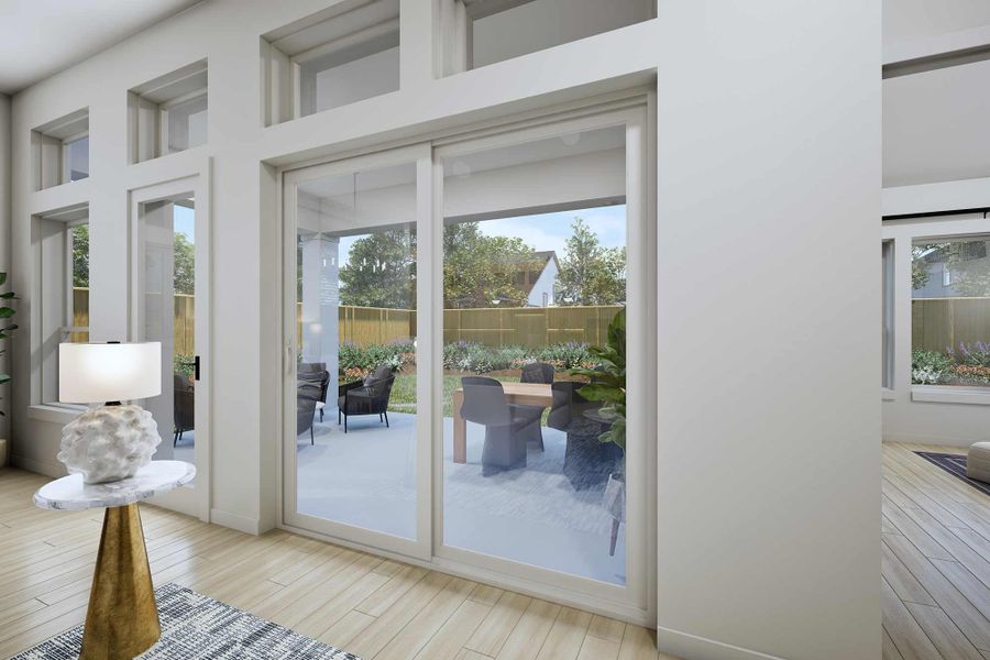 The Broxton - Optional Sliding Glass Door