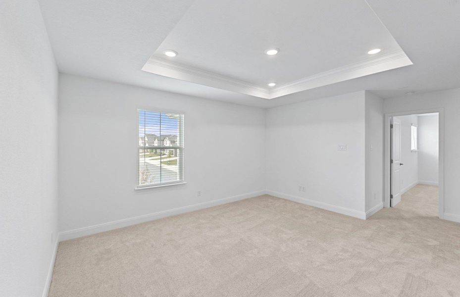 Spacious, unfurnished interior of a new home in Patterson Ranch, Georgetown (Image 24). Spacious, unfurnished interior of a new home in Patterson Ranch, Georgetown (Image 24).