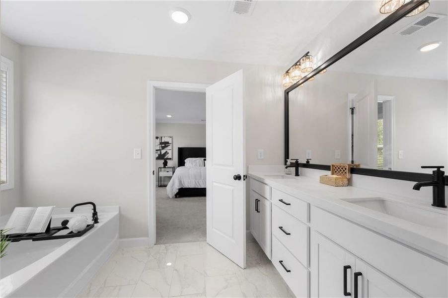 Furnished interior view inside a new home in Avenbrook, Mableton (Image 22).