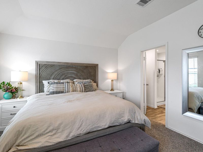 Furnished interior view inside a new home in Tamarron, Fulshear (Image 10).