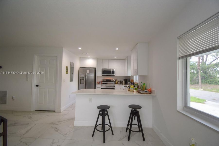 Furnished interior view inside a new home in , Fort Lauderdale (Image 17). Furnished interior view inside a new home in , Fort Lauderdale (Image 17).