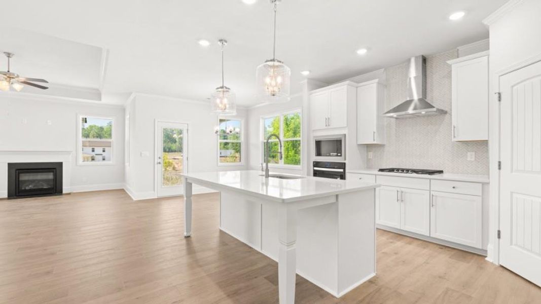 Furnished interior view inside a new home in Butner Estates, South Fulton (Image 5).