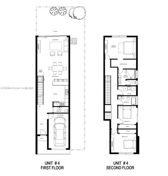 2D floor plan layout of this home in , Fort Lauderdale, FL (Image 5).