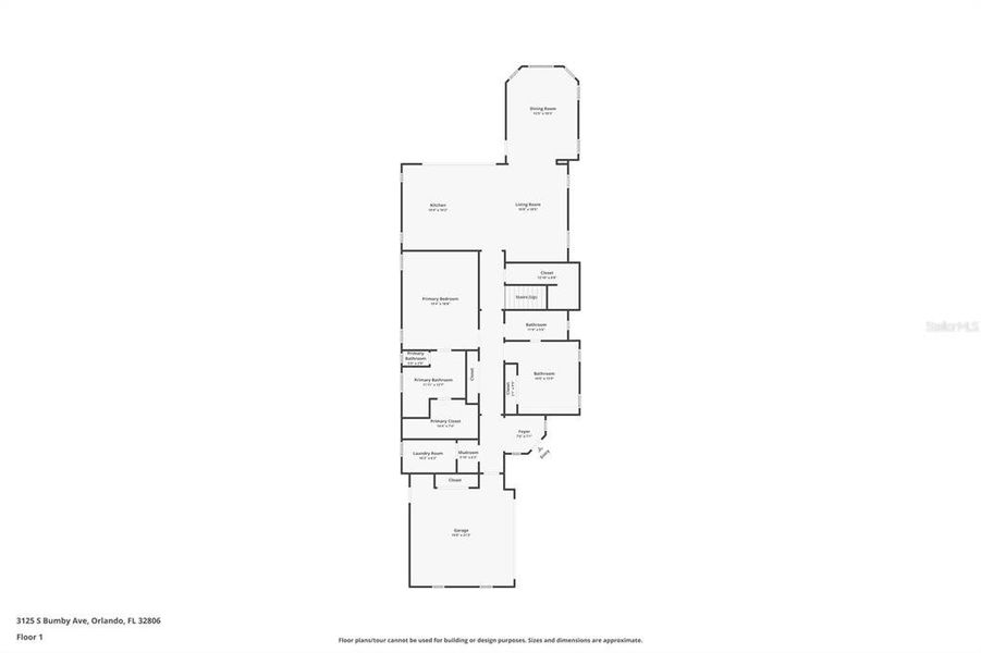 2D floor plan layout of this home in , Orlando, FL (Image 5). 2D floor plan layout of this home in , Orlando, FL (Image 5).