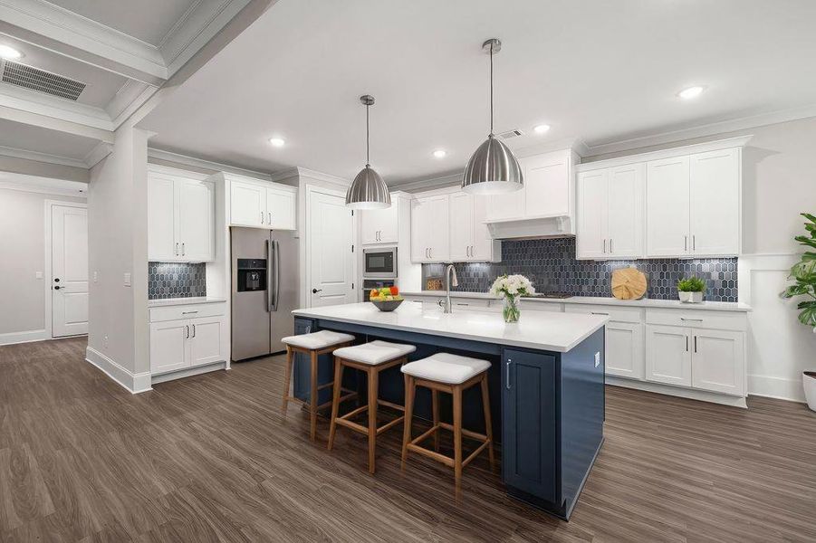 Furnished interior view inside a new home in , Cumming (Image 10).