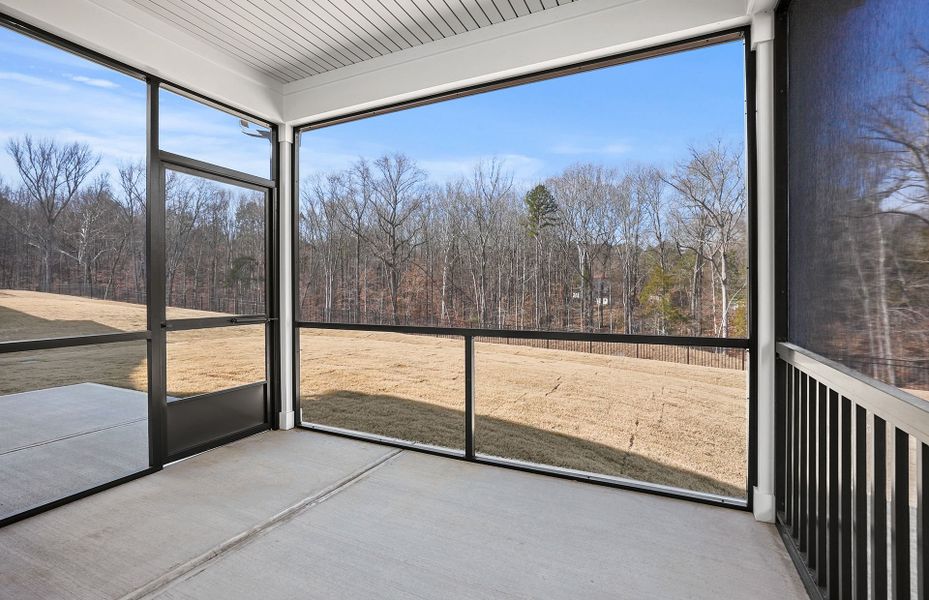 Exterior details and patio area of a home in Forest Creek, Waxhaw (Image 22).