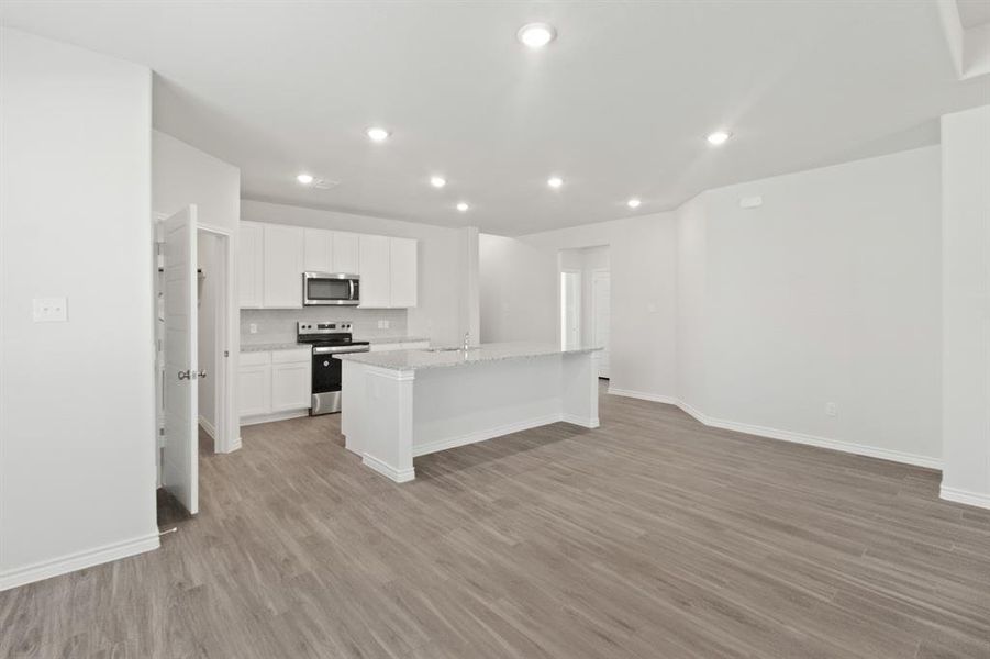 Furnished interior view inside a new home in Retreat at Fossil Creek, Fort Worth (Image 8).