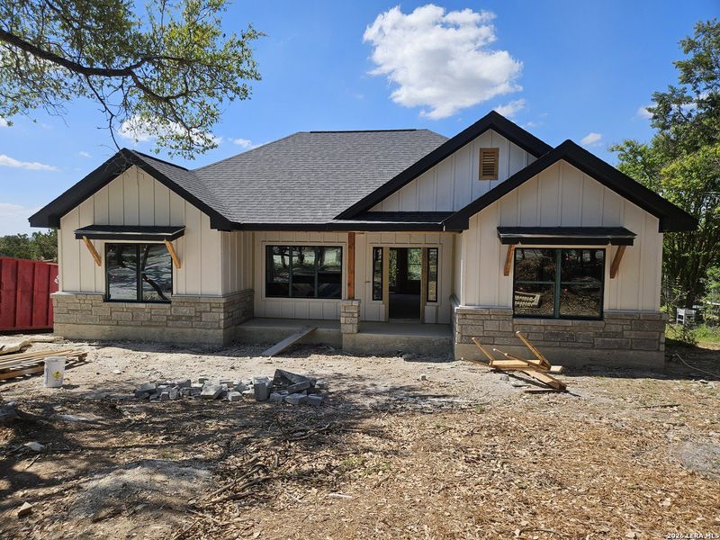 In-progress construction of a new home in , Canyon Lake, TX (Image 6).