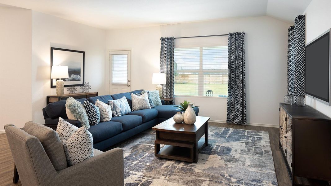 Furnished interior view inside a new home in Meadowlark Preserve, Pflugerville (Image 8).