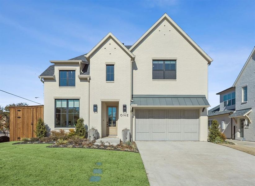 Front exterior of a new home in , Richardson, TX, highlighting curb appeal (Image 19).