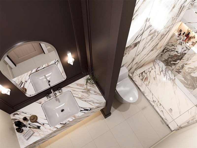 1st floor bath off office