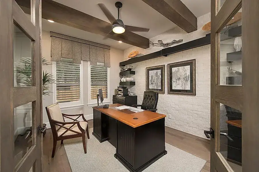 Furnished interior view inside a new home in The Woodlands Hills, Willis (Image 6).