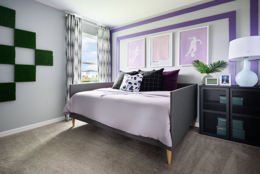 Furnished interior view inside a new home in Crosswinds, Haines City (Image 18).