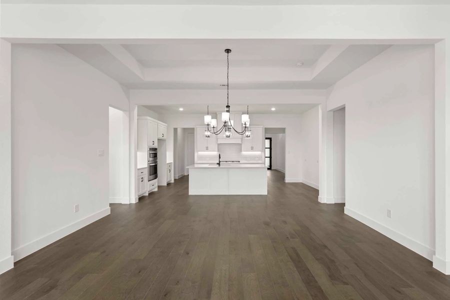 Open Kitchen-Living-Dining Room
