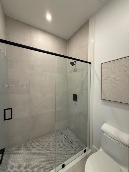 Furnished interior view inside a new home in , Miami (Image 13).