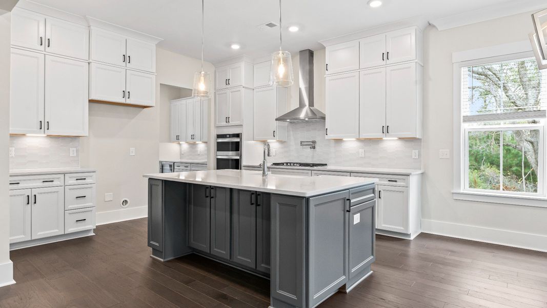 Representative furnished interior of a home built from the Stonehaven  II by DRB Homes in Oak Landing, Mount Pleasant (Image 4).
