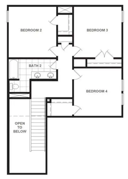 2D floor plan layout of this home in Azalea, Pattison, TX (Image 3). 2D floor plan layout of this home in Azalea, Pattison, TX (Image 3).
