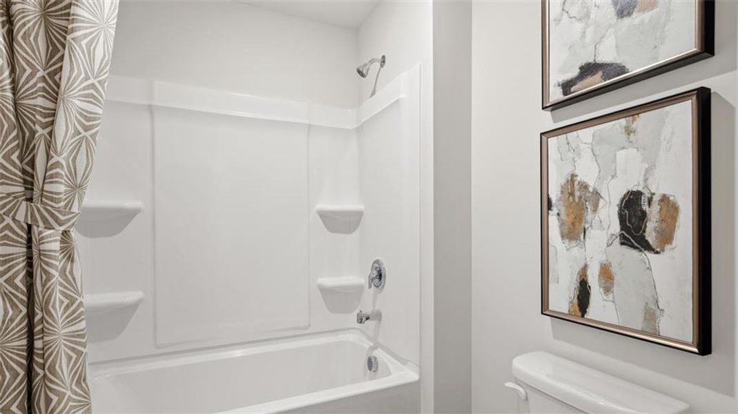 Furnished interior view inside a new home in Jackson Landing, Jefferson (Image 35). Furnished interior view inside a new home in Jackson Landing, Jefferson (Image 35).