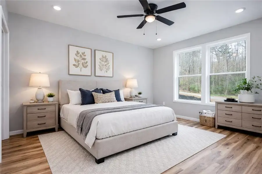 Furnished interior view inside a new home in , Ellijay (Image 4).