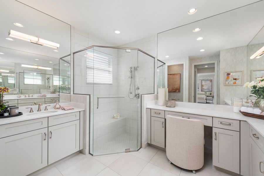 Representative furnished interior of a home built from the Sierra by GL Homes in Valencia Parc at Riverland, Port St. Lucie (Image 16).