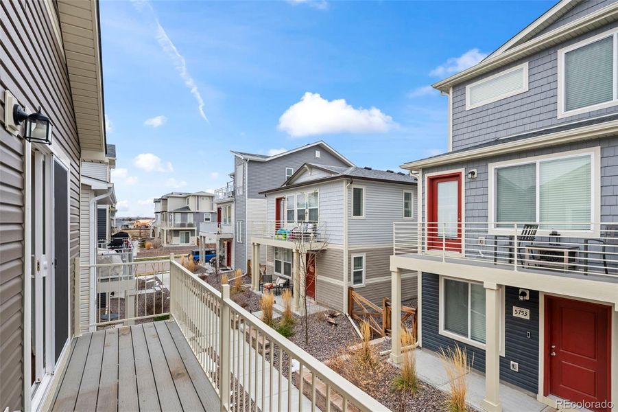 Exterior details and patio area of a home in , Colorado Springs (Image 4).