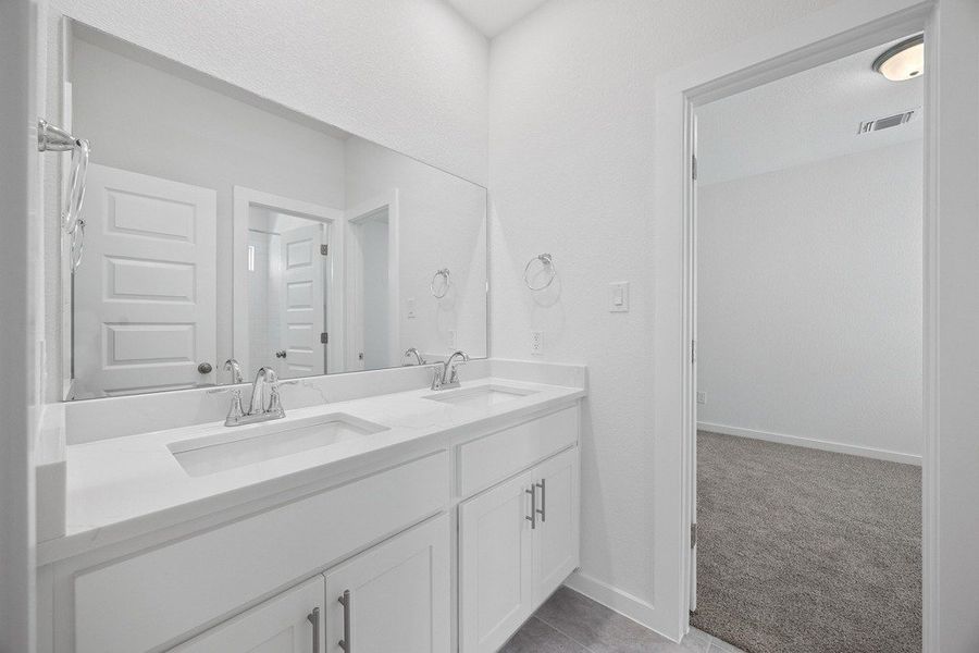 Furnished interior view inside a new home in University Heights, Round Rock (Image 13).