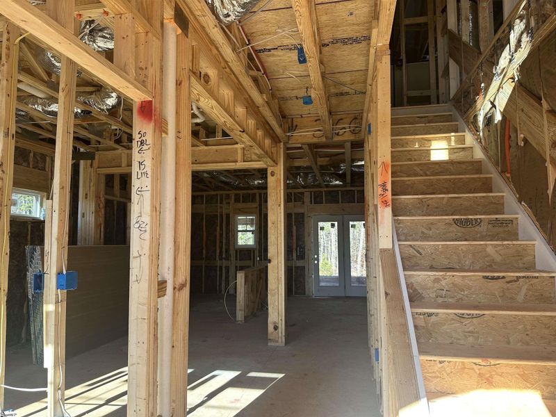 In-progress construction of a new home in Shiloh Trail, Wellford, SC (Image 4).