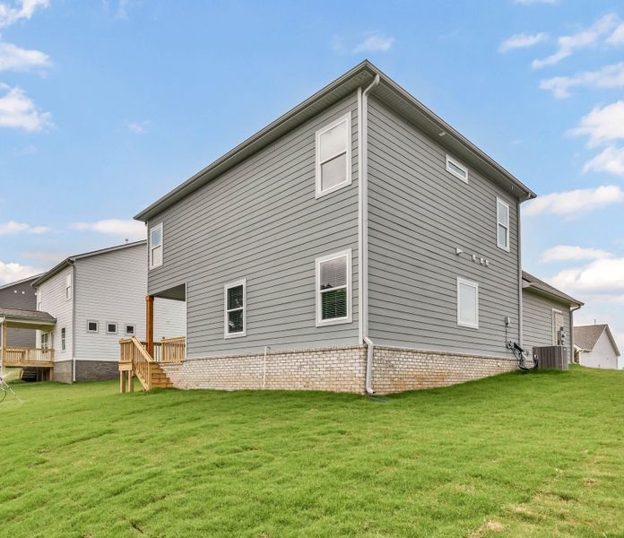Exterior details and patio area of a home in The Oaks, Clarksville (Image 19). Exterior details and patio area of a home in The Oaks, Clarksville (Image 19).
