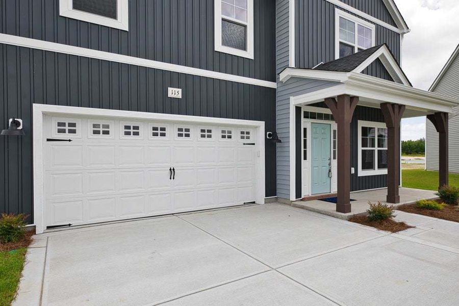 Representative exterior photo of a completed home built from the Magnolia by Caviness & Cates Communities in Bartlett Manor, Youngsville, NC (Image 19).