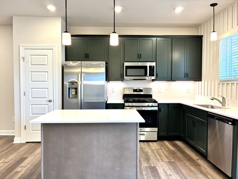 Furnished interior view inside a new home in Holly Ridge, Greenville (Image 6). Furnished interior view inside a new home in Holly Ridge, Greenville (Image 6).