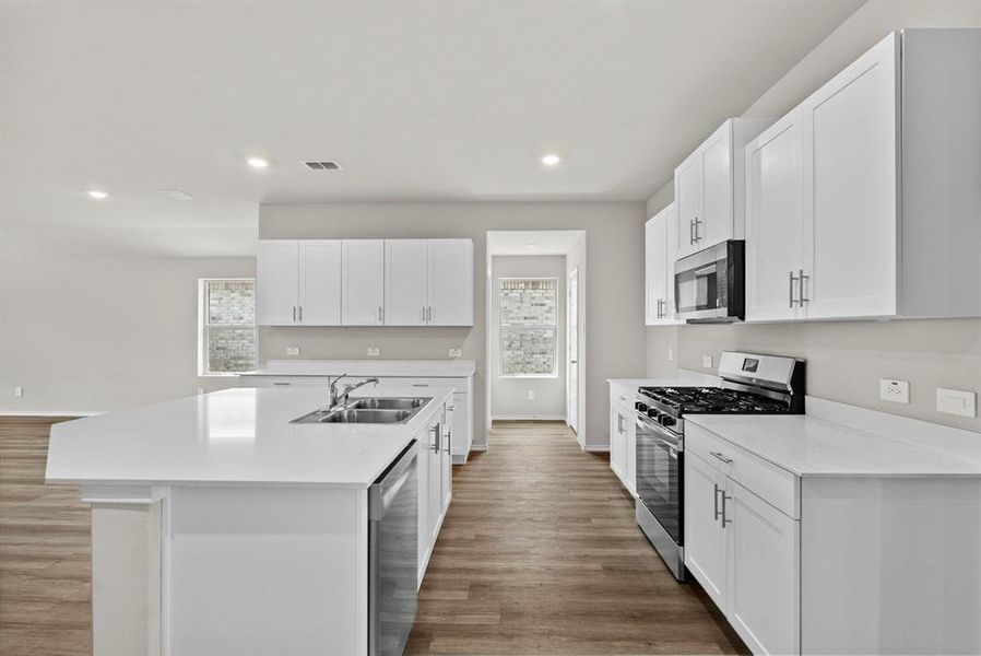 Furnished interior view inside a new home in , Fort Worth (Image 7). Furnished interior view inside a new home in , Fort Worth (Image 7).