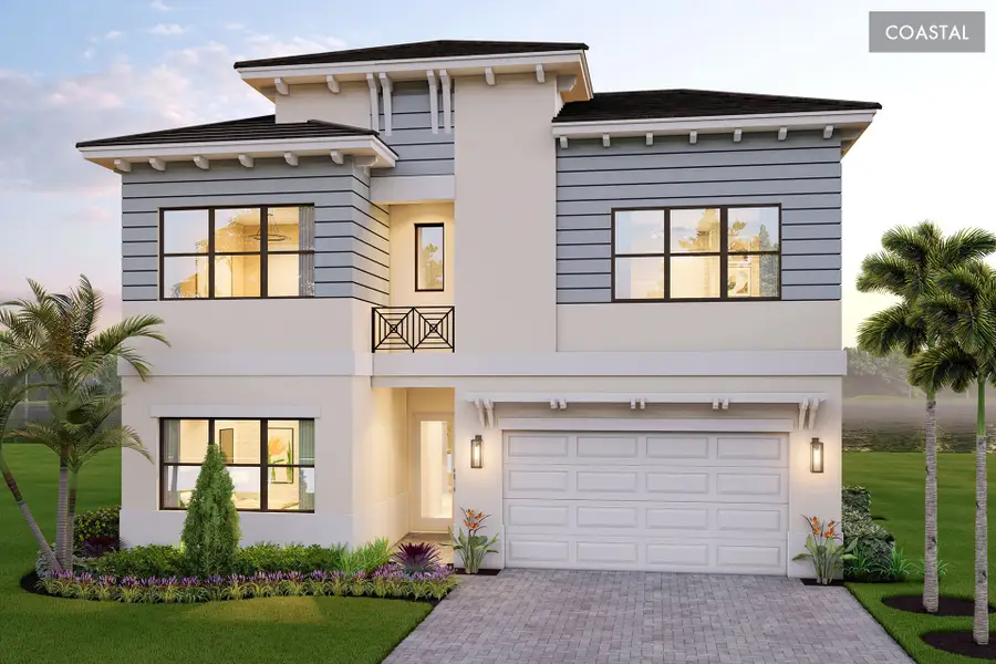 Representative exterior photo of a completed home built from the Polaris by GL Homes in Apex at Avenir, Palm Beach Gardens, FL (Image 2). Representative exterior photo of a completed home built from the Polaris by GL Homes in Apex at Avenir, Palm Beach Gardens, FL (Image 2).