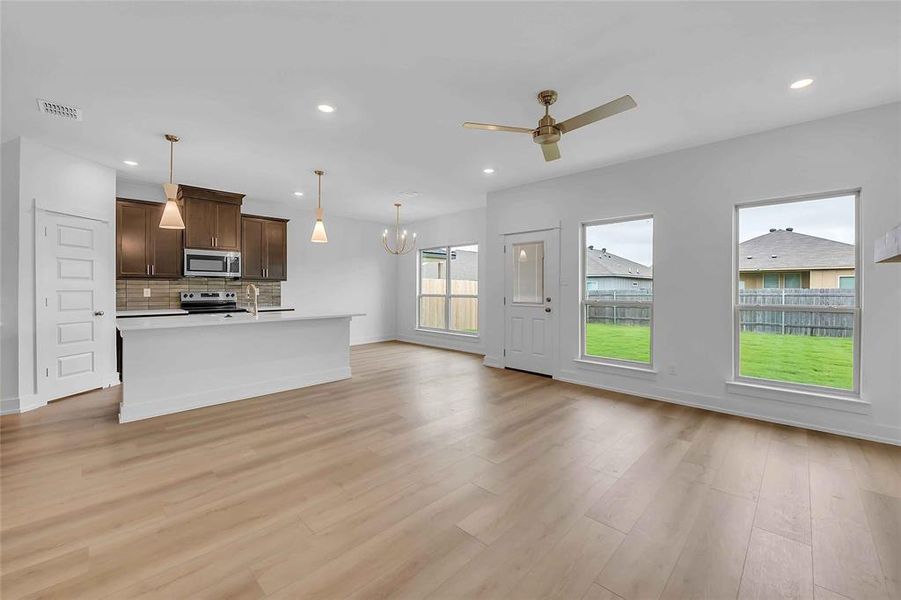 Please Note: These interior photos are not of the actual home but are of a completed one with a similar floor plan. Finishes, features, and layouts.